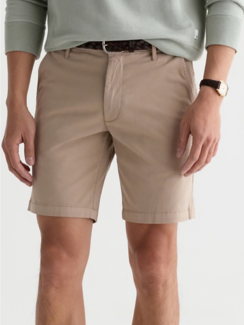 AG Adriano Goldschmied Men's The Wanderer Short, Slim Trouser Short. 40R. Beige